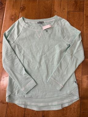 Talbots Mint Green Knit Top with UPF 50+